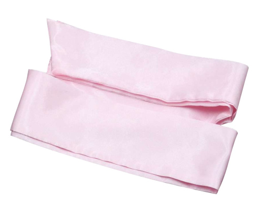 Нежно-розовая сатиновая лента для связывания фото 3