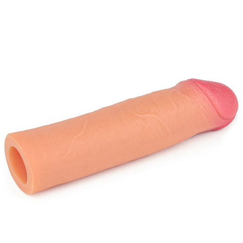 Удлиняющая насадка на пенис Revolutionary Silicone Nature Extender + 5,5 см фото 3