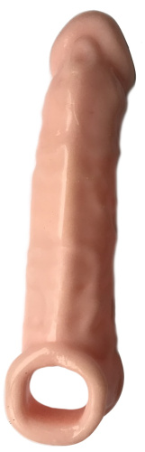 Удлиняющая реалистичная насадка на пенис + 10 см фото 3