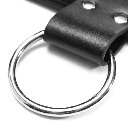 Мужская сбруя черного цвета фото 6