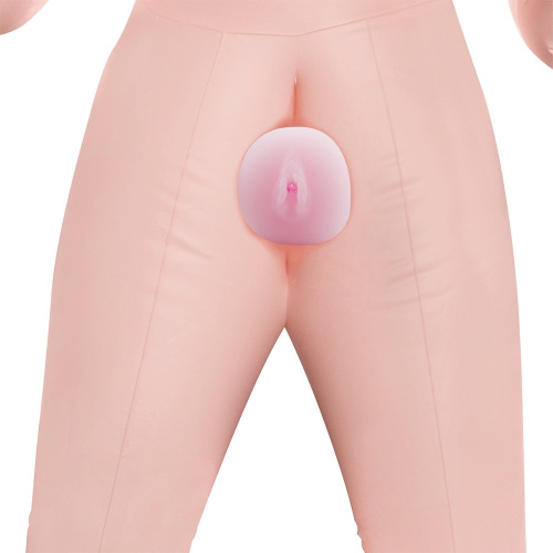 Надувная кукла с 3D лицом брюнетка фото 3