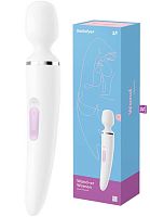 Вибромассажер перезаряжаемый Satisfyer Wand-er Women белый