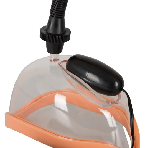 Помпа женская с вибратором Vagina Sucker фото 4