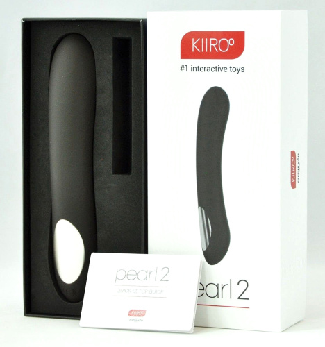 Вибратор для секса на расстоянии Kiiroo Pearl 2 черный фото 6