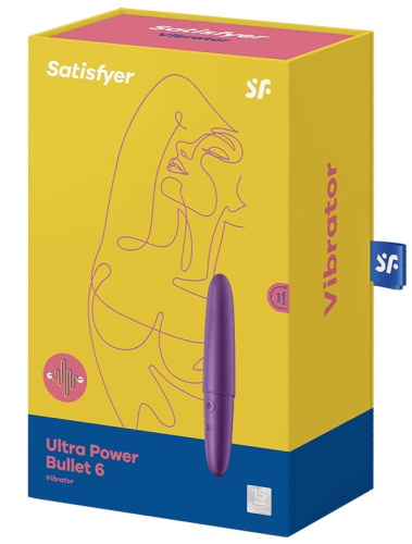 Мини вибратор Satisfyer Ultra Power Bullet 6 фиолетовый фото 9