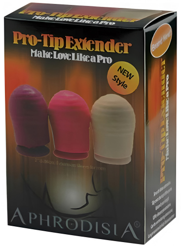Удлиняющая насадка из латекса Pro-​Tip Extender фиолетовая фото 3
