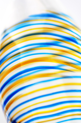 Двусторонний прозрачный фаллос из стекла Sexus Glass 22 см фото 7