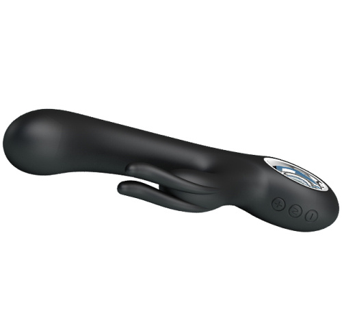 Перезаряжаемый вибратор Pretty Love Carina с клиторальной стимуляцией черный фото 4