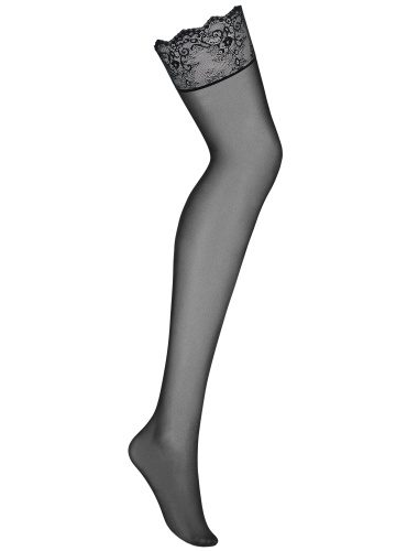 Сексуальные чулки с черным кружевом Merossa S/M фото 3