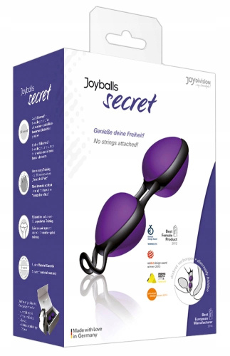 Вагинальные шарики Joyballs secret фиолетовые фото 4