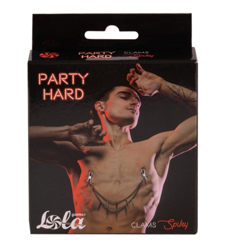 Зажимы на соски с шипами Party Hard Spiky фото 6
