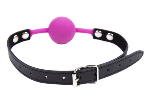 Силиконовый кляп фуксия фото 3