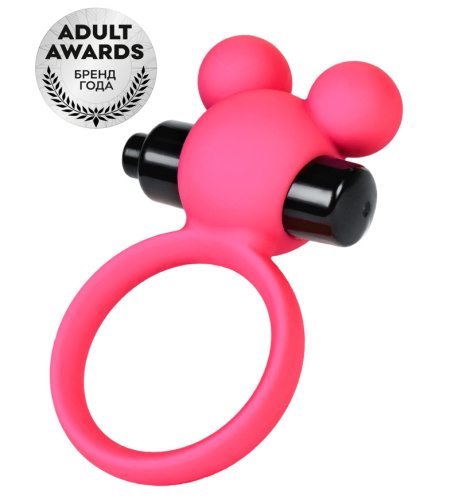 Розовое виброкольцо Pikle By Toyfa фото 3