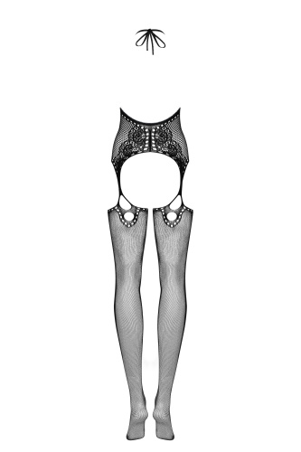 Сексуальный черный боди-комбинезон с манящими вырезами S/L фото 7
