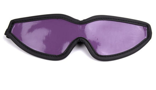 Фиолетовый БДСМ набор из маски и наручников фото 5