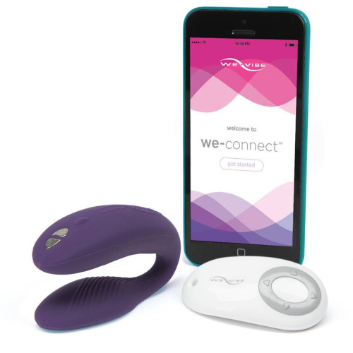 Смарт-вибромассажер для пар We-Vibe Sync фиолетовый