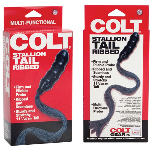 Силиконовый фаллос с хвостиком Colt фото 5