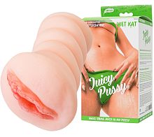 Мастурбатор самолубрицирующийся Juicy Pussy by Toyfa Wet Kat