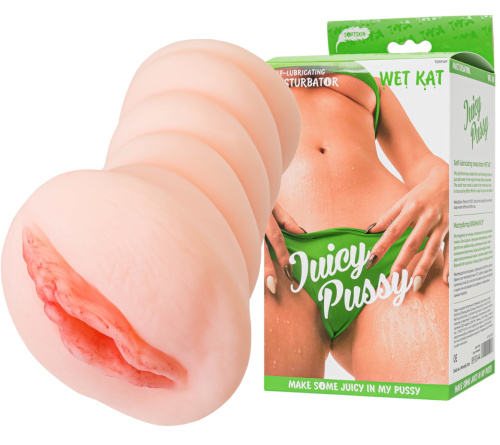 Мастурбатор самолубрицирующийся Juicy Pussy by Toyfa Wet Kat