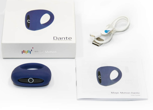 Эрекционное смарт-кольцо с вибрацией Magic Motion Dante фото 10