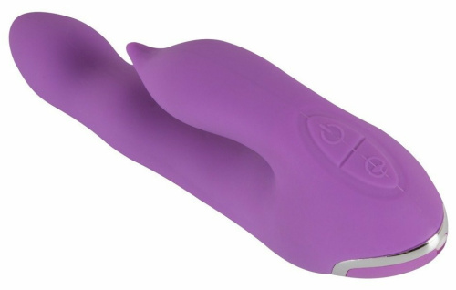 Вибратор с клиторальным стимулятором Purple Vibe фото 5