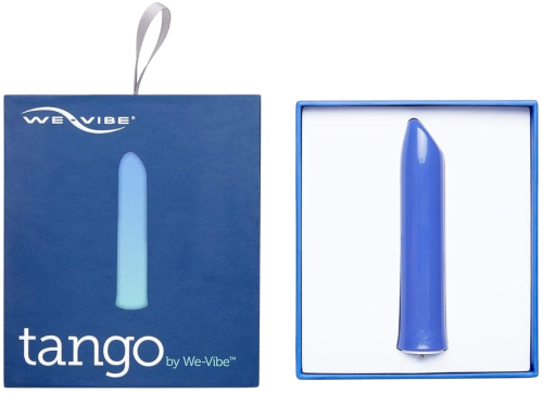 Мини-вибратор We-Vibe Tango перезаряжаемый голубой фото 14