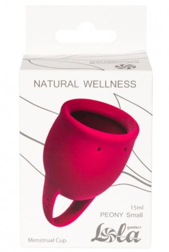 Менструальная чаша Natural Wellness Peony Wine Red 15 мл фото 2