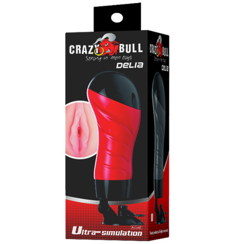 Мастурбатор вагина в тубе с присоской Crazy Bull Delia фото 7
