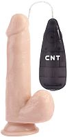 Реалистичный вибратор с мошонкой CnT 19 см