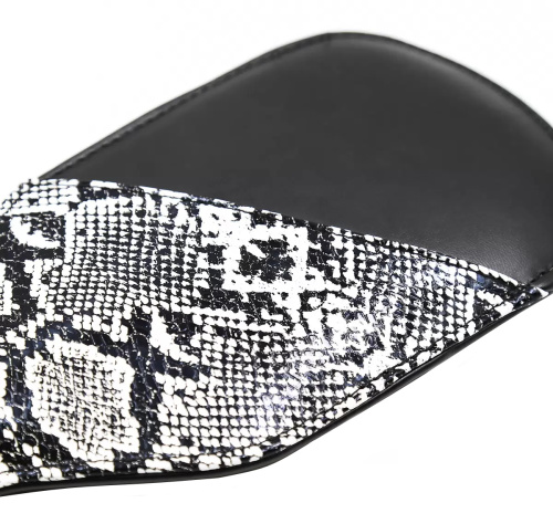 Черный пэдл со змеиным принтом 33 см фото 3