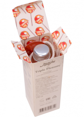 Согревающий интимный эликсир со вкусом Французская Карамель 130 гр фото 3