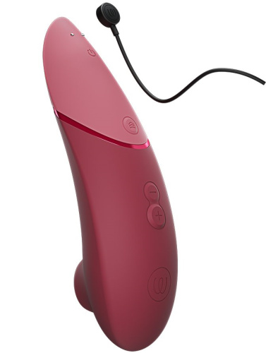Бесконтактный вакуумно-волновой стимулятор клитора Womanizer Next бордовый фото 8
