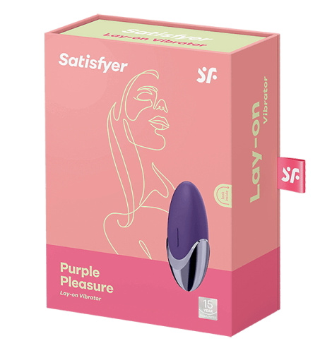 Вибромассажер Satisfyer Lay-on Vibrator Purple Pleasure фото 10