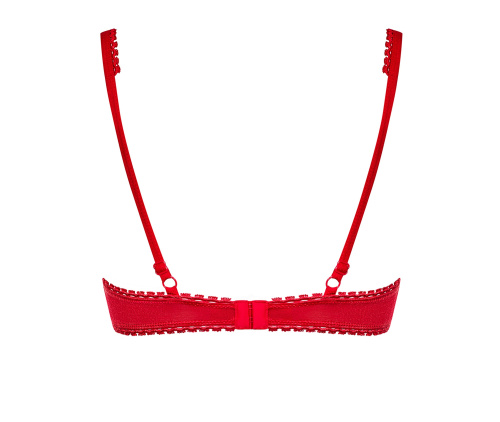 Открытый красный бюстгальтер Lovica S/M фото 4
