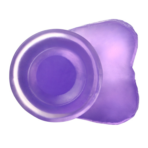 Фиолетовый фаллос Jelly Studs Crystal Dildo Small 16 см фото 6