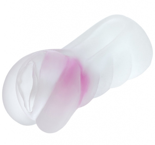 Прозрачный мастурбатор Juicy Pussy Crystal Rose фото 4