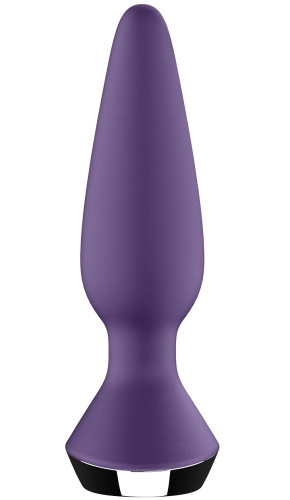 Анальный смарт-стимулятор с вибрацией Satisfyer Plug-ilicious 1 фиолетовый фото 6
