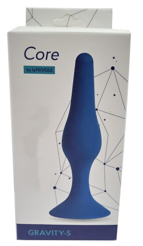 Классическая анальная пробка Core размер L цвет кобальт фото 3