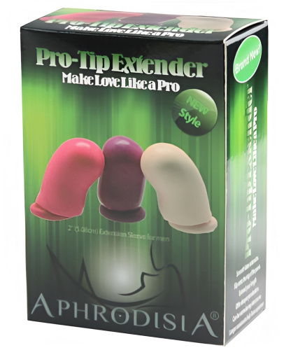 Удлиняющая насадка из латекса Pro-​Tip Extender телесная фото 3