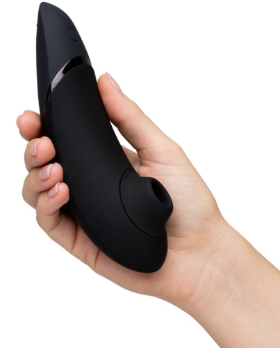 Бесконтактный вакуумно-волновой стимулятор клитора Womanizer Next черный фото 3