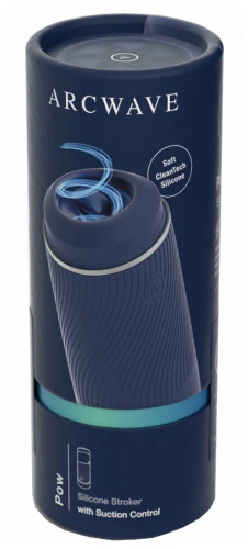 Мастурбатор с контролем всасывания ArcWave Pow синий фото 13