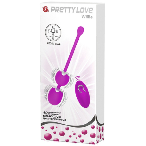 Вагинальные шарики с вибрацией Pretty Love Willie на дистанционном управлении фото 9