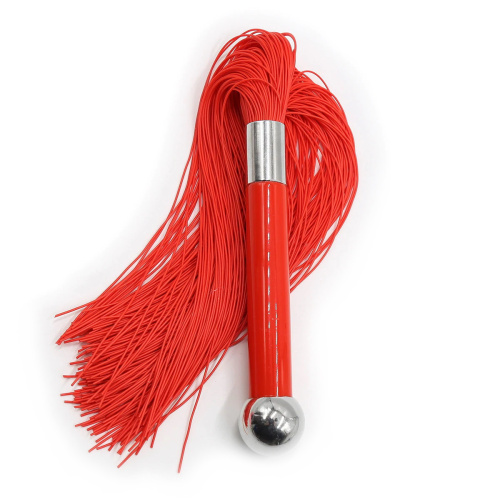 Красная плеть с силиконовыми хвостами 42 см фото 3
