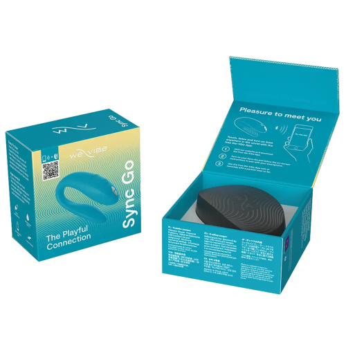 Смарт-вибратор для пар We-Vibe Sync Go бирюзовый фото 15