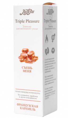 Согревающий интимный эликсир со вкусом Французская Карамель 130 гр фото 4