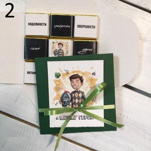 Шоколадный набор Ты мой супергерой, в ассортименте фото 2