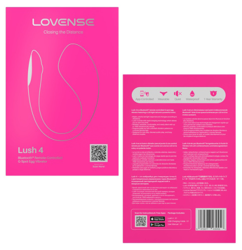 Lovense Lush 4.0 инновационный смарт-вибростимулятор с LED-подсветкой фото 16