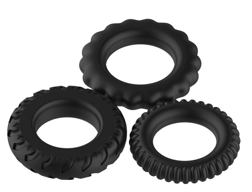 Набор из трёх разных эрекционных колец Titan фото 3