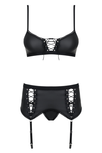 Соблазнительный черный комплект Redella L/XL фото 3