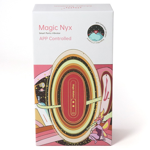 Смарт-вибратор в трусики Magic Motion Nyx красный фото 11